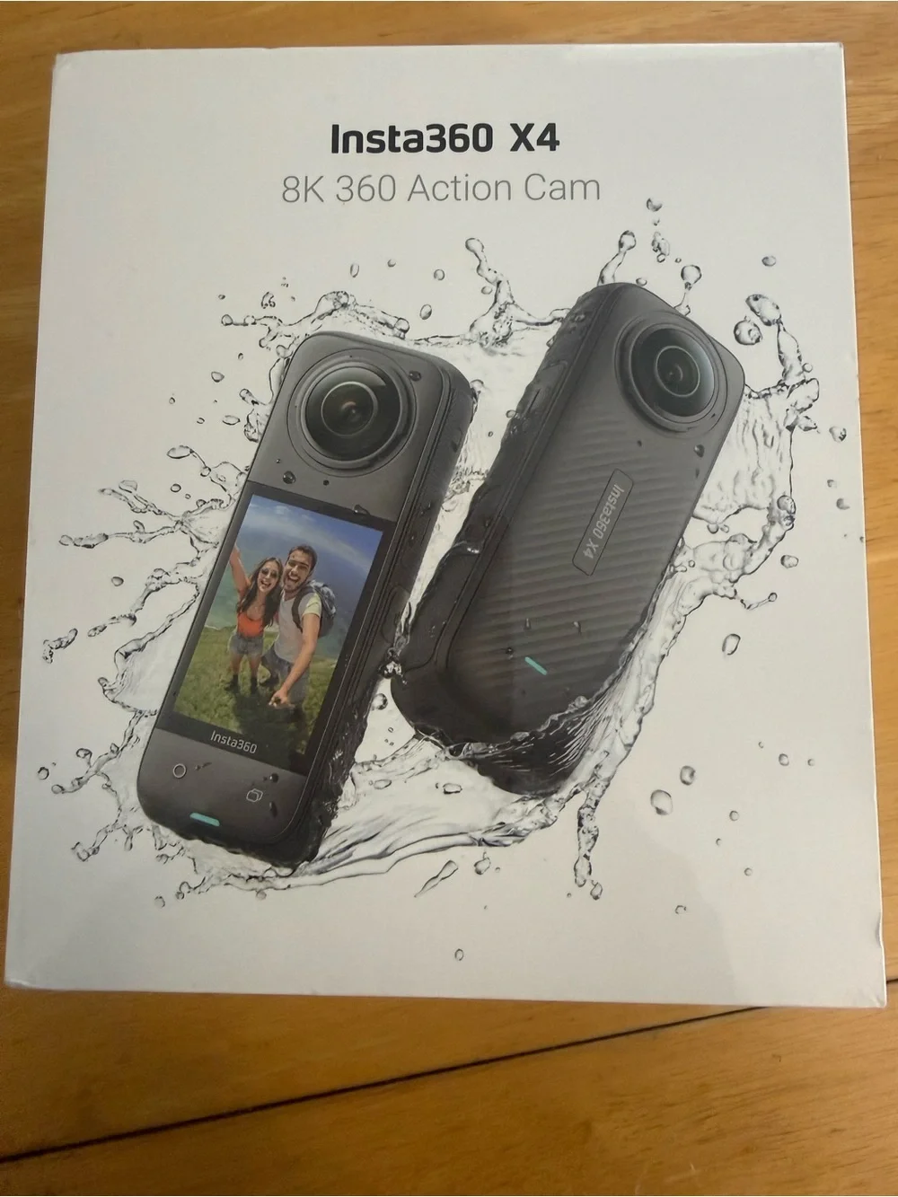 Insta360 Camera Box — White with Blue Accent Photos